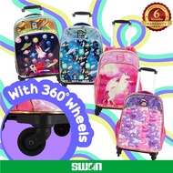 Beg Roda Swan Original Doodle Trolley Roller School Bag XXL with 360 Degree Rotating Wheel 天鹅牌四轮书包