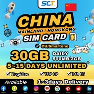 Hongkong Travel Sim Card5-15days Unlimited Internet 4G/5G 香港 sim card【daily500MB/2GB】