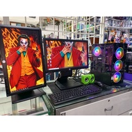 gaming PC full set 2 monitor i3 /i5 . i7