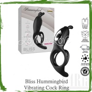 Hott Products Bliss Hummingbird Vibrating Cock Ring Black