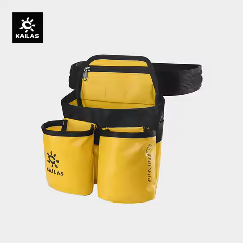KAILAS Climbing Route Setter Bag Adjustable Waist Belt with Pockets PVC EF402S