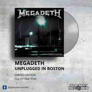 Megadeth - Unplugged In Boston   1Lp on Clear Vinyl  |  Brand-New &amp; Sealed | Vinyl Records | Plaka | Slipmat Records