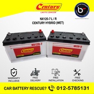 [ Installation Provided ] NX120-7L / R | N70Z / N70ZL] Century Hybrid WET | Car Battery Bateri Keret