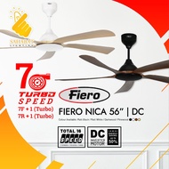 [SIRIM] FIERO NICA 56" Premium DC motor Ceiling fan Remote Control Ceiling fan / Kipas siling Premiu
