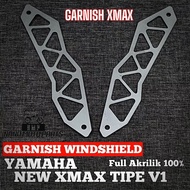 Garnish Windshield XMAX New Type V1 Bracket Windshield XMAX Accessories Yamaha XMAX NEW V1 Style Xma