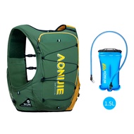 AONIJIE C9116-10L กระเป๋าเป้สะพายหลังสำหรับใส่น้ำความจุสูง เสื้อกั๊กใส่น้ำสำหรับการวิ่ง น้ำหนักเบา ส