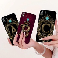 For Tecno Pop 4 Case BC2c BC1s Luxury Crown Letters Cover Soft TPU Matte Phone Case For Tecno Pop 5 