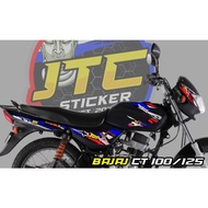 ✇◑JRP BAJAJ CT100/125 DECALS