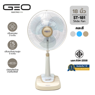 GEO พัดลมสไลด์ปรับระดับ ขนาด 18 นิ้ว รุ่น ST-181
