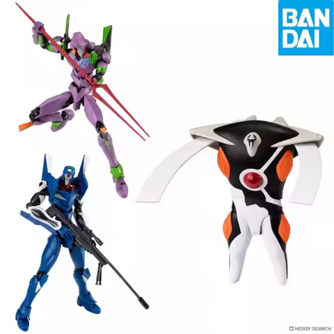 InStock Bandai EVA FRAME DX02 Neon Genesis Evangelion Unit-01Unit-00 14th Angel Gashapon Toys Boys H
