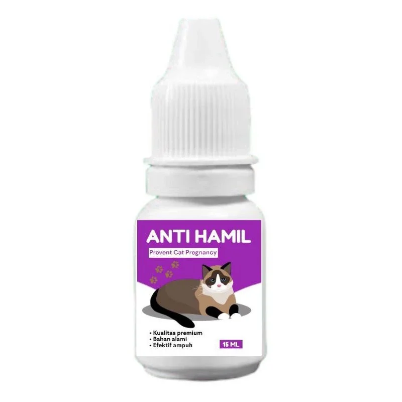 obat ANTI HAMIL KUCING 15MLmencegah kehamillan dan proses ovulasi pada kucingobat kb kucing