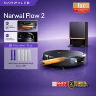 Narwal Flow 2 robot vacuum cleaner with track mop | VLM OmniVision Model | TwinAI Dodge Obstacle Avo