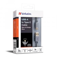 威寶 - USB-A to Type C 灰色 充電傳輸線(灰色/120cm) (66152)