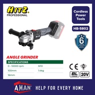 HITZ 20V Angle Grinder Cordless Brushless Rechargeable Battery Wireless Electric Cut-Off Machines Po