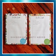[DV88] A5 60sheets TO DO LIST Pad