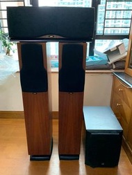 Chario Speaker 一套3個 & Subwoofer 低重音喇叭一個