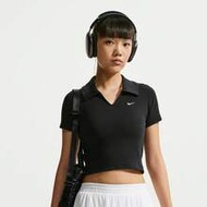 เสื้อโปโลครอปแขนสั้นผู้หญิง AS W NSW ESSNTL SS POLO CRP TOP คอถัก IO2730-010