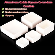 99% alumina crucible electric furnace tube furnace sintering combustion boat square corundum crucibl