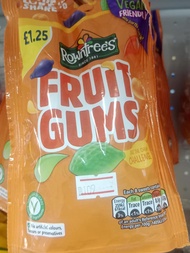 ROWNTREES Fruit Gums - Party Bag of Sweets - Candy 120g UK IMPORT