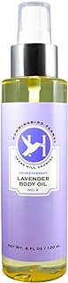 Hummingbird Farms Lavender Body Oil No. 6 Treatment Spray Blend of Olive, Avocado, and Grape Seed Oil + Vitamin E for Skin Replenishment 4 oz.