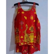 Setelan tidur batik Gajah Putih Super Imlek Dragon Ld 126 / baju tidur