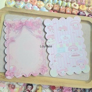 10pcs Packing Paper 8 x 12 cm | Backing Card 8x12 cm | Wave Accessory Liner Paper | Keychain Base Pa
