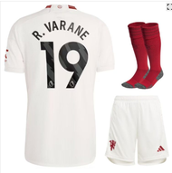 24/25 Manchester เสื้อคริสเตียโน #7เสื้อคริสเตียโน #25ชุดอุปกรณ์ฟุตบอลเด็ก #5 Maguire Rashford Crist