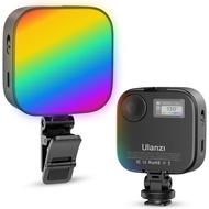 Ulanzi U60 RGB Video Light (BK/WH) ไฟมินิ RGB พร้อมที่หนีบสมาร์ทโฟน ช่อง Cold Shoe มีแม่เหล็กดูดติด