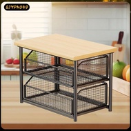 [qjypno49] Coffee  Organizer Display Stand Accessories Multifunctional Kitchen Counter Shelf Coffee 