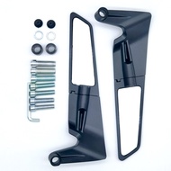 รถจักรยานยนต์กระจกมองหลัง กระจกมองหลังรถจักรยานยนต์ Stealth Naked Mirrors Motorcycle Wing Rearview M