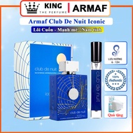 Nước Hoa Nam Armaf Club De Nuit Iconic - Hương gỗ Cay nồng mix của bleu x aventus Chiết 5-10-20ml