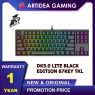 1ST PLAYER DK5.0 / DK5.0 II LITE TKL RGB GAMING MECHANICAL KEYBOARD (BLACK)