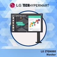 LG 27QN880 27" LED Monitor (IPS, 2560 x 1440, 5ms, 350cd/m2, 75Hz, HDMI, DisplayPort)