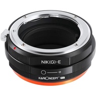 K&F Concept Lens Adapter Pro Ring for Nikon G F Auto Ai Ais D Mount Lens to Sony E Mount a6000 a6300