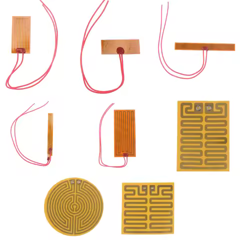 5V 12V 24V PI Heating Film Plate Polyimide Heating Electric Heated Panel Pad Mat Flexible Adhesive F