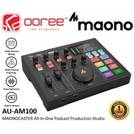 MAONO AU-AM100 MAONOCASTER ALL IN ONE AUDIO PODCAST PRODUCTION STUDIO DIGITAL SOUND CARD MIXER RECOR