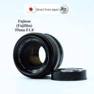 [ใช้ในญี่ปุ่น] "เลนส์โบราณ" FUJINON FUJI PHOTO Fujifilm 55มม. F/ 1.8 Japan