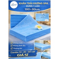 COMBO 40/100 DISPOSABLE SPA BED SHEETS, BREATHABLE DISPOSABLE SPA BED SHEETS & WATERPROOF