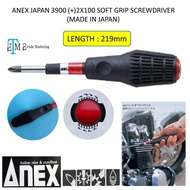 ANEX JAPAN 3900 (+)2X100 SOFT GRIP SCREWDRIVER (MADE IN JAPAN)
