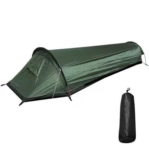 Lixada New Ultralight Bivvy Bag Tent, 100% Waterproof Sleeping Bag Cover Bivvy Sack for Outdoor Surv
