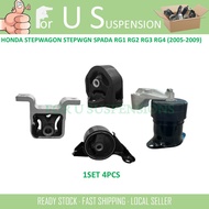 1SET 4 PIECES HONDA STEPWGN STEPWAGON SPADA RG1 RG2 RG3 RG4 2WD (2005-2009) - ENGINE MOUNTING SET