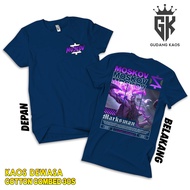 Gudang Kaos Hero Mobile Legend Motif Moskov Twilight Dragon Marksman- Baju T-Shirt- Kaos Distro Pria