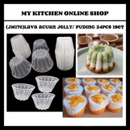 LAVA(JM170)24pcs pack/Mini Puding Mould/acuan kek/acuan puding/Mini Jelly Mould/Agar-Agar/Jelly/Pudi