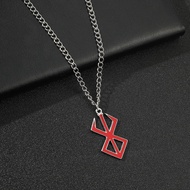 Berserk Symbol Necklace The Mad warrior of Norse Viking mythology keyring Pendant fashion Jewelry