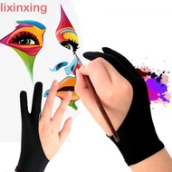 LIXINXING Two Finger Glove Anti-touch For Artist Art Supplies Black Blue Grey Pink Anti-Scratch Pain