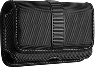 MoKo Horizontal Cell Phone Holster Nylon Belt Clip Holster Newly Updated Stereoscopic Outlook Pouch