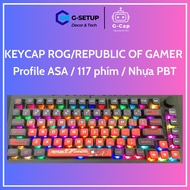 High quality ROG Republic of Gamers ASA PBT pudding Keycap 117 keys