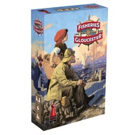 Fisheries of Gloucester - 19th Century New England Fishing Strategy Board Game, Ages 14+, 2 Players,