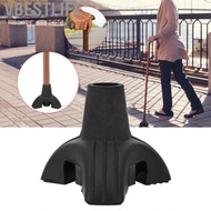 VBESTLIFE Cane Tip - Tripod Design Nonslip Rubber Replacement Foot Pad for Walking Canes Stable Thre