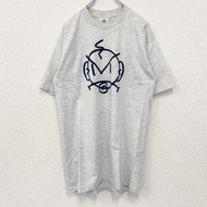 古著 90 年代 Lee 短袖印花 T 卹，美國製造，顏色淺灰色，復古設計，L 碼